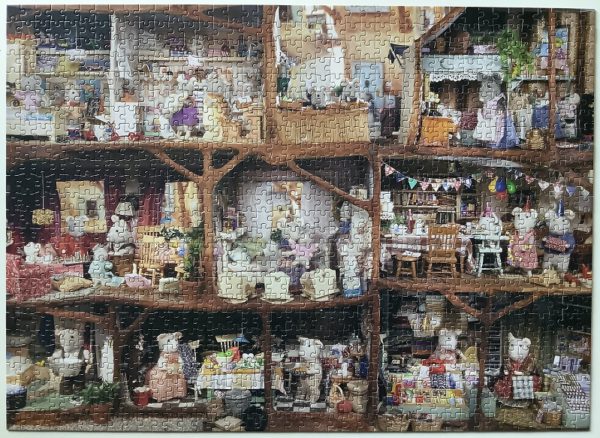 Image of the puzzle 1000, Bekking & Blitz, The Mouse Mansion, At the Neighbors, Eddo Hartmann, Complete, Picture of the puzzle