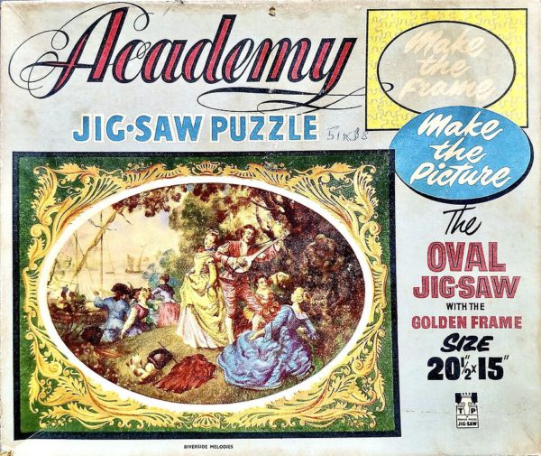Image of the puzzle 360, Tower Press, Riverside Melodies, Complete, Picture of the Box