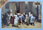 Image of the puzzle 500, Falcon, Return to School, by Geoffroy, Complete, Picture of the Box
