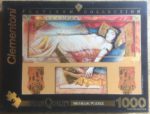 Image of the puzzle 1000, Clementoni, Cleopatra Asleep, Joadoor, Complete, Picture of the box