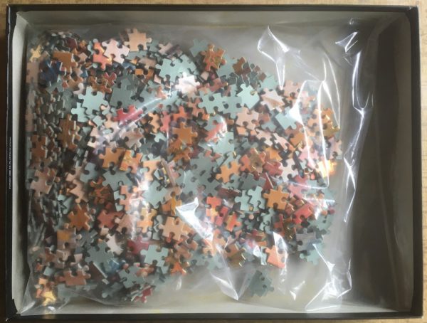 Image of the puzzle 1000, Clementoni, Cleopatra Asleep, Joadoor, Complete, Picture of the bag