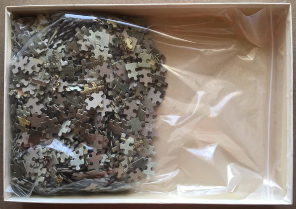 Image of the puzzle 1000, King, Shipping on the IJ in Amsterdam, by Abraham Storck, Picture of the bag