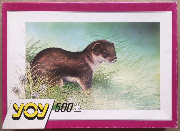 Image of the puzzle 500, Yoy, Weasel, by Alan Baker, Complete, Picture of the box
