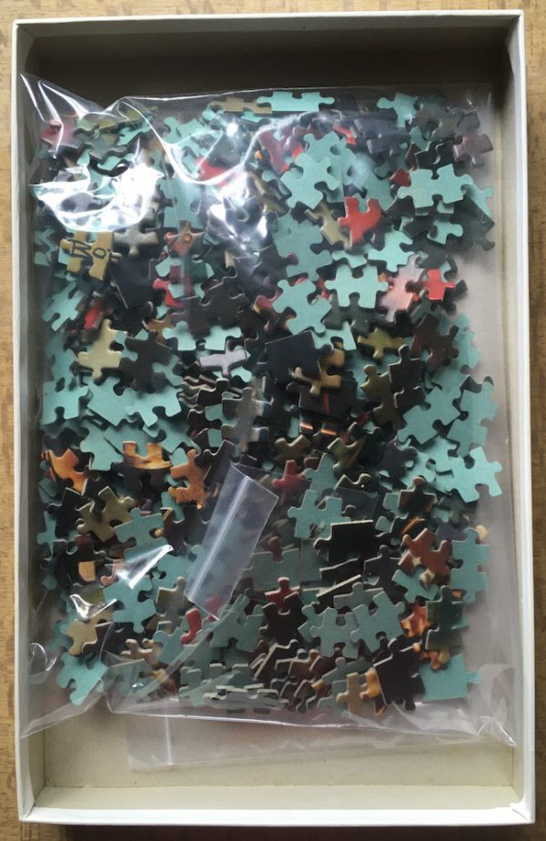 Image of the puzzle 500, Schmidt, The Champion, by Boris Vallejo, Incomplete, Picture of the bag