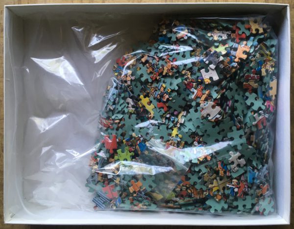 Image of the puzzle 1000, MB, I Love London, Complete, Picture of the bag