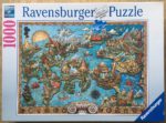 Image of the puzzle 1000, Ravensburger, Mysterious Atlantis, Complete, Picture of the box