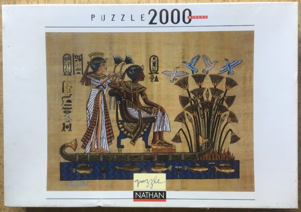 Image of the puzzle 2000, Nathan, The Pharaoh and his Wife, Factory Sealed, Picture of the box