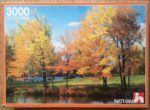 Image of the puzzle 3000, Nathan, Autumn Colors, Sealed Bag, Picture of the box