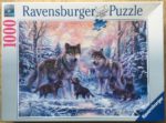 Image of the puzzle 1000, Ravensburger, Arctic Wolves, Factory Sealed, Picture of the box