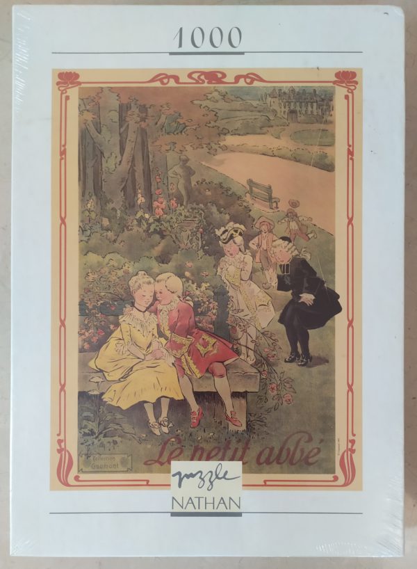 Image of the puzzle 1000, Nathan, Le Petit Abbé, Factory Sealed, Picture of the box