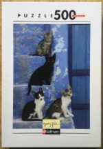 Image of the puzzle 500, Nathan, Fratrie Féline, Complete, Picture of the box
