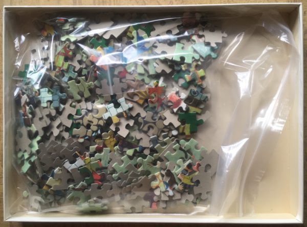 Image of the puzzle 280, Ravensburger, Tijl Uilenspiegel, Complete, Picture of the bag