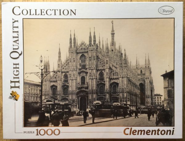 Image of the puzzle 1000, Clementoni, Milano, 1910-1915, Factory Sealed, Picture of the box