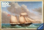 Image of the puzzle 500, Ravensburger, Schooner, Complete, Picture of the box