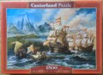 Image of the puzzle 1500, Castorland, An Adventure to the New World, Factory Sealed, Picture of the box