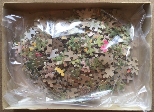 Image of the puzzle 500, Express Gifts, Country Charm, by Sarah Adams, Complete, Picture of the bag