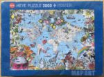 Image of the puzzle 2000, Heye, Quirky World, Pabuku, Factory Sealed, Picture of the box