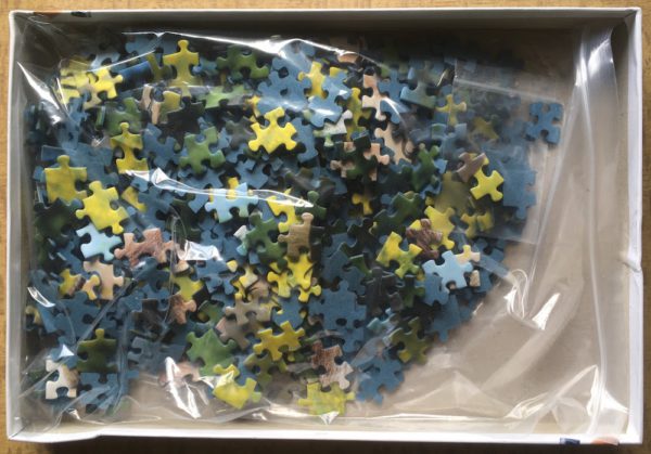 Image of the puzzle 500, Ravensburger, White Horse, Complete, Picture of the bag