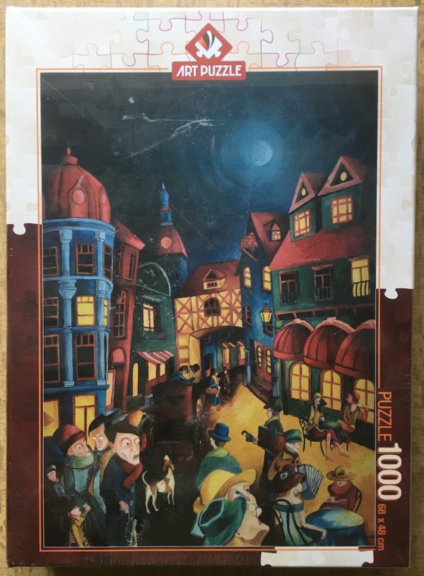 Image of the puzzle 1000, Art Puzzle, The Evening Rush, SelimoÄŸlu, Factory Sealed, Picture of the box