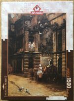 Image of the puzzle 1500, Art Puzzle, Cheers to Love, by Charles Delort, Factory Sealed, Picture of the box