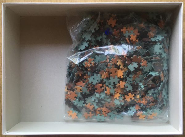 Image of the puzzle 1000, Ricordi, Nairobi, Kenya, by Dave Richards, Sealed Bag, Picture of the bag