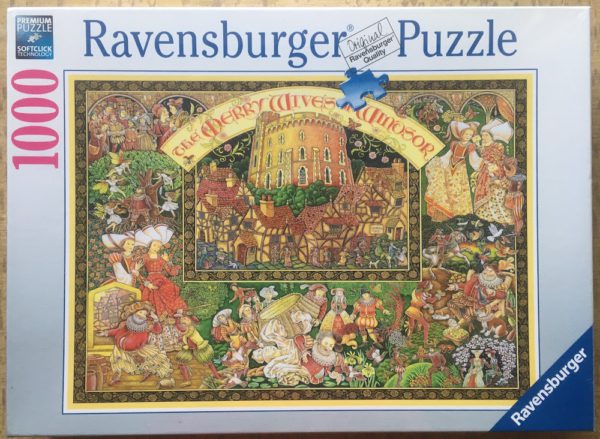 Image of the puzzle 1000, Ravensburger, Windswor Wives, by Peter Church, Factory Sealed, Picture of the box