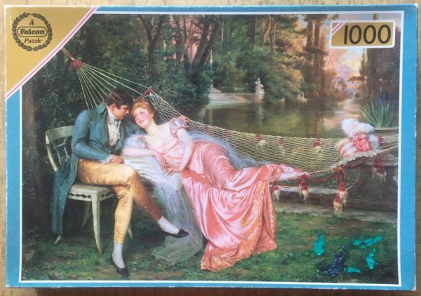 Image of the puzzle 1000, Falcon, A Secret Liaison, by Frédéric Soulacroix, Complete, Picture of the box