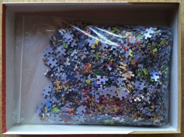 Image of the puzzle 1000, Jumbo, Owls in the Moonlight, Complete, Picture of the bag