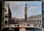 Image of the puzzle 1000, Educa, San Marcos Square, Canaletto, Factory Sealed, Image of the box