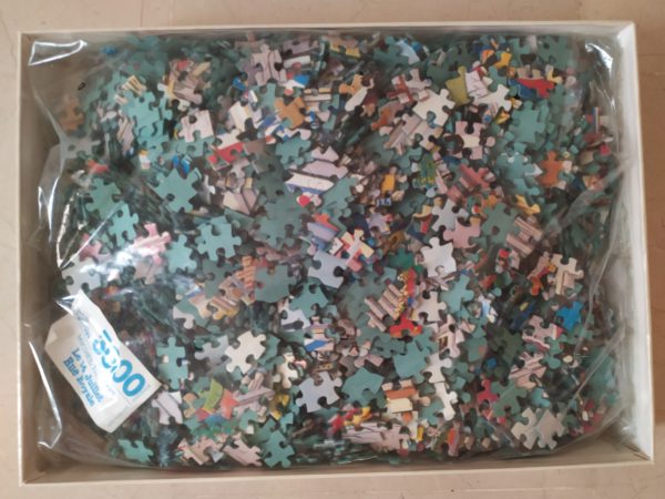 Image of the puzzle 3000, Nathan, 14th of July Celebrations Rue Royale, Sealed Bag, Picture of the bag