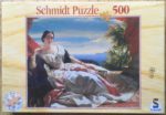 Image of the puzzle 500, Schmidt, Portrait of Leonilla, Princess of Sayn-Wittgenstein-Sayn, by Franz Xaver Winterhalter, Factory Sealed, Picture of the box