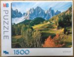 Image of the puzzle 1500, MB, Italy, Dolomites, Factory Sealed, Picture of the box