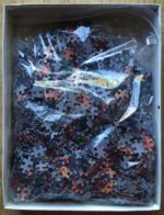 Image of the puzzle 1500, MB, Indienne et les Loups, by Steve Read, Complete, Picture of the bag