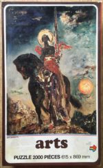 Image of the puzzle 2000, Orli, The Parca and the Angel of Death, by Gustave Moreau, Complete, Picture of the box