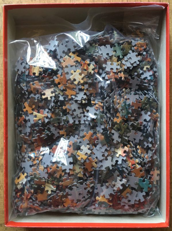 Image of the puzzle 1500, Jumbo, Sharing our Light, by James Christensen, Complete, Picture of the bag