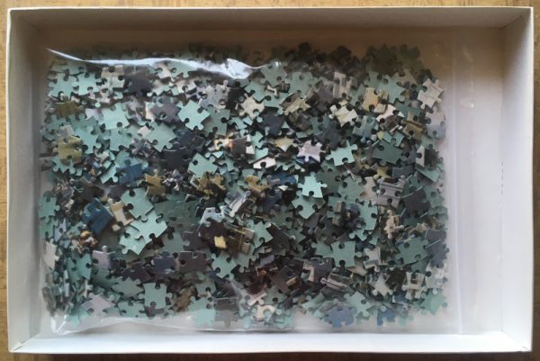 Image of the puzzle 1000, International Team, Porto Greco, Complete, Picture of the bag