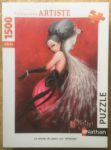 Image of the puzzle 1500, Nathan, La Danse du Paon, Misstigri, Factory Sealed, Picture of the box