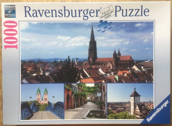 Image of the puzzle 1000, Ravensburger, Freiburg, Complete, Picture of the box