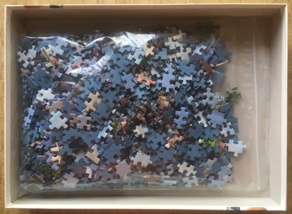 Image of the puzzle 1000, Ravensburger, Freiburg, Complete, Picture of the bag