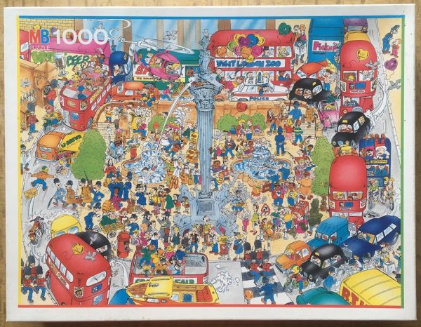 Image of the puzzle 1000, MB, I Love London, Complete, Picture of the box