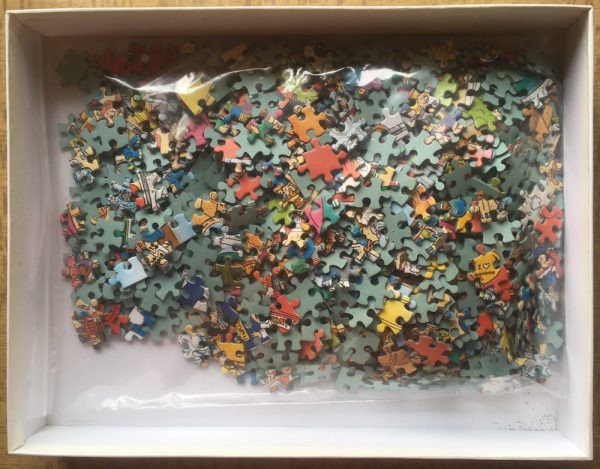 Image of the puzzle 1000, MB, I Love London, Complete, Picture of the bag