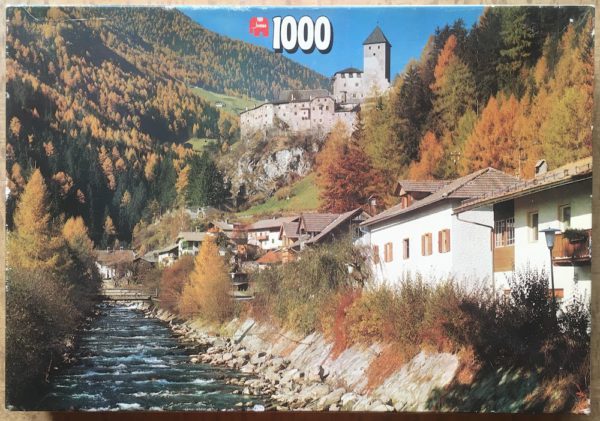 Image of the puzzle 1000, Jumbo, Taufers Castle, The Dolomites, Complete, Picture of the box