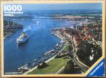 Image of the puzzle 1000, Ravensburger, Seaport Travemunde, Complete, Picture of the box