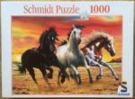 Image of the puzzle 1000, Schmidt, Mustangs, Sealed Bag, Picture of the box