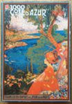 Image of the puzzle 1000, Jumbo, Côte d'Azur, by David Dellepiane, Complete, Picture of the box