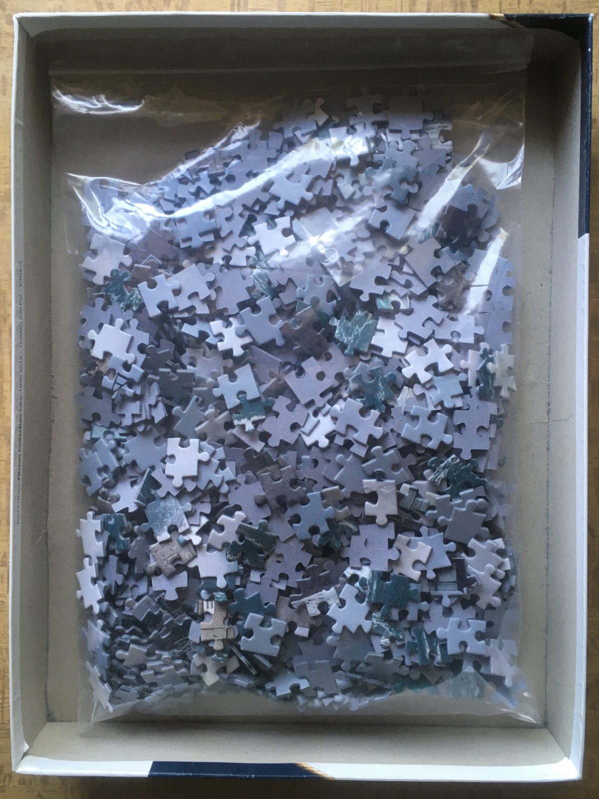 Image of the puzzle 1000, Clementoni, Four Lighthouse - Petra Storm - Finistère, by Guillaume Plisson, Complete, Picture of the bag