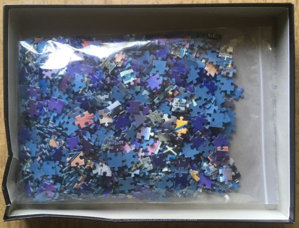 Image of the puzzle 1000, Clementoni, Tower Bridge - London (Fluorescent), Complete, Picture of the bag
