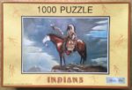Image of the puzzle 1000, PTZ, Indians, by Ruane Manning, Sealed Bag, Picture of the box