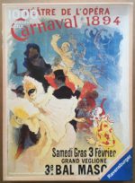 Image of the puzzle 1000, Ravensburger, French Carnival, by Jules Chèret, Complete, Picture of the box