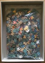 Image of the puzzle 1000, Ravensburger, French Carnival, by Jules Chèret, Complete, Picture of the bag